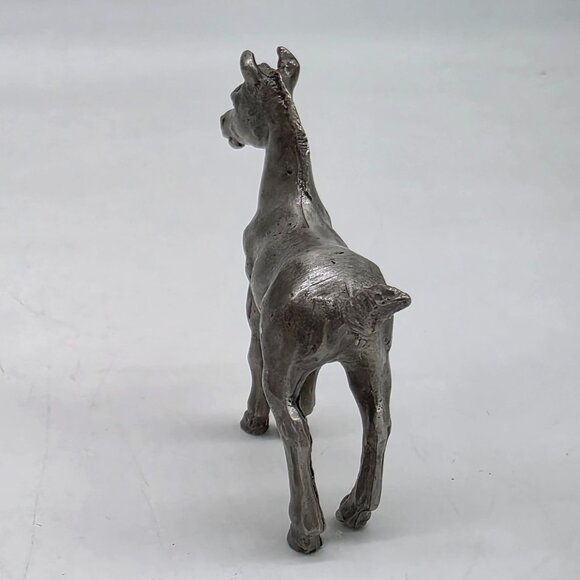 Vintage Pewter Foal Figurine Collectibles 2.5" High - Picture 5 of 7